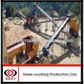 2016 hot sale dolomite gravels stone crushing production line